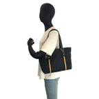 Gucci Sherry Line Black Gold GG Canvas Tote Shoulder — view 6