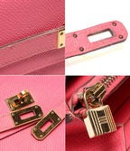 Hermes Wallet Gold Kelly — view 9