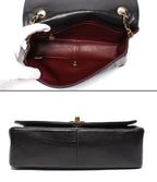 Chanel Chain Shoulder Bag Gold Single Flap Quilted Lambskin Diana 25 — view 3