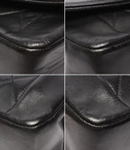 Chanel Chain Shoulder Bag Gold Single Flap Quilted Lambskin Diana 25 — view 5