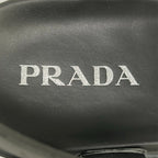 Prada Sandals 10 Fisherman Black Triangle Logo — view 9