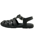 Prada Sandals 10 Fisherman Black Triangle Logo