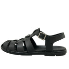 Prada Sandals 10 Fisherman Black Triangle Logo