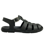 Prada Sandals 10 Fisherman Black Triangle Logo — view 4