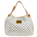 Louis Vuitton Galleria PM Damier Azur Shoulder Bag Canvas White