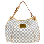 Louis Vuitton Galleria PM Damier Azur Shoulder Bag Canvas White