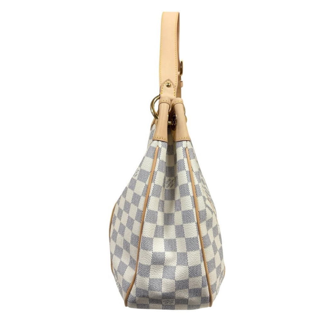 Louis Vuitton Galleria PM Damier Azur Shoulder Bag Canvas White — view 5