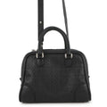 Loewe Repeat Anagram Amazona 75 Small Leather 2-Way Shoulder Bag Black