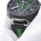 Louis Vuitton Tambour Chronograph Damier Graphite Lace Watch Black Dial — view 6