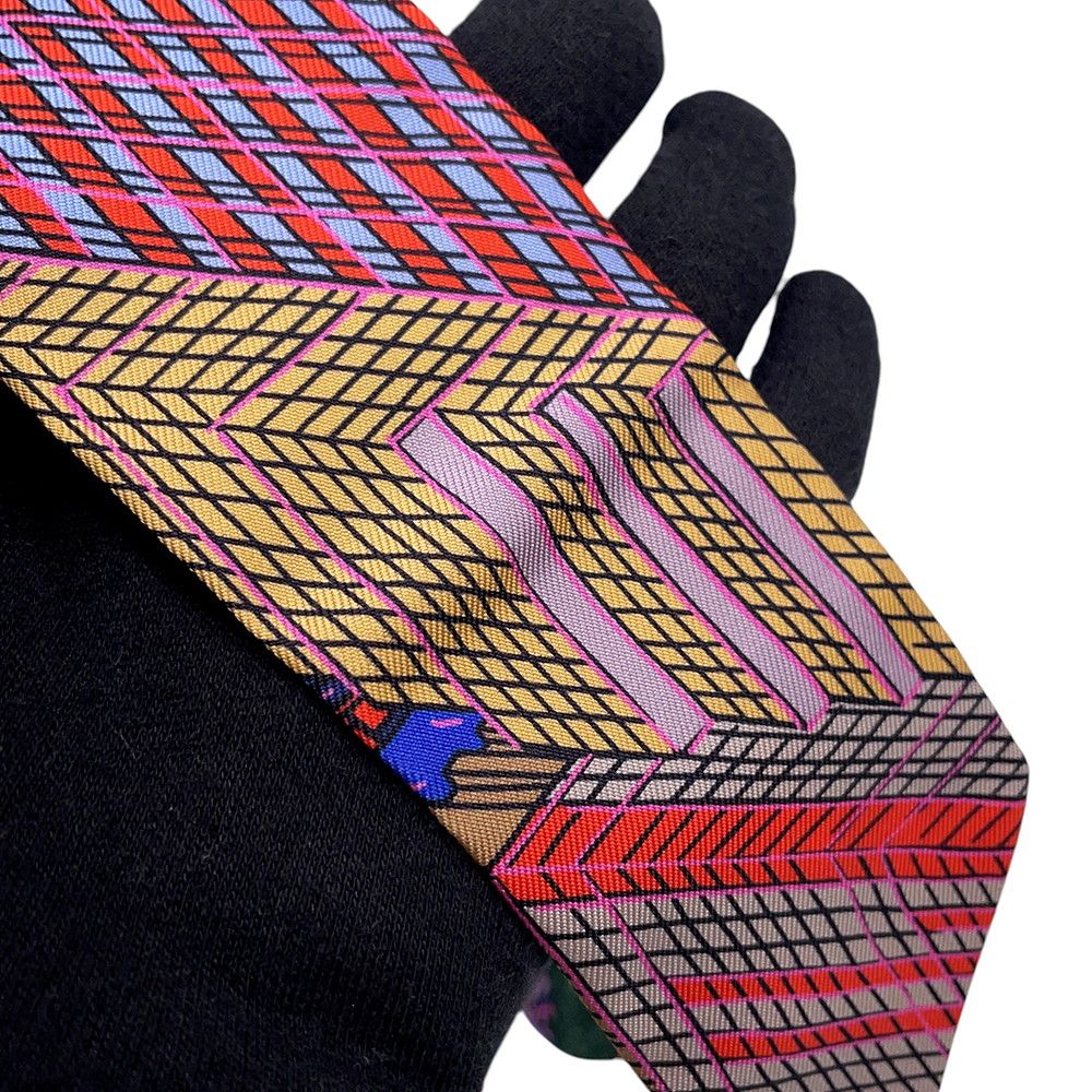 Hermes Scarf Twill Pantin City Silk — view 5
