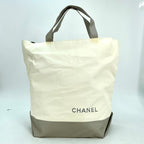 Chanel Tote Shoulder Bag Sports Line White Travel CC Logo
