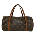 Louis Vuitton Papillon 26 Vintage Monogram Drum Handbag Brown