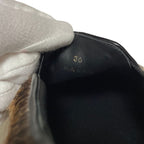 Celine Phoebe Philo Era Hara Kofa Slip on Sneakers 36 Brown Black — view 6
