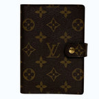 Louis Vuitton Agenda PM Monogram Notebook Cover Brown