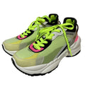 Louis Vuitton Run Away Line Mesh Sneakers 35.5 Yellow Neon