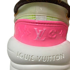 Louis Vuitton Run Away Line Mesh Sneakers 35.5 Yellow Neon — view 9