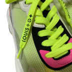 Louis Vuitton Run Away Line Mesh Sneakers 35.5 Yellow Neon — view 7