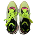 Louis Vuitton Run Away Line Mesh Sneakers 35.5 Yellow Neon — view 4