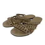 Hermes Chaine D'ancre Strap Flat Sandals 35 Beige
