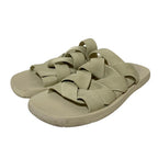 Bottega Veneta Plat Mule Intrecciato Flat Sandals 42 Ivory