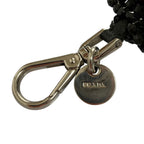 Prada Beads Bear Charm Key Holder Black — view 4