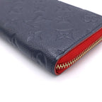 Louis Vuitton Monogram Empreinte Portefeuille Clemence Marie Nuit Wallet Card — view 5