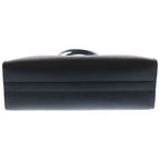 Prada Saffiano Tote Shoulder Bag Black Leather Gold — view 4