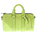 Louis Vuitton Keepall Bandouliere 25 Taigarama Mini Boston Bag Neon Yellow