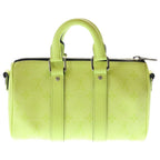 Louis Vuitton Keepall Bandouliere 25 Taigarama Mini Boston Bag Neon Yellow — view 2