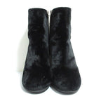 Saint Laurent Paris Velvet Ankle Boots 36.5 Black — view 3