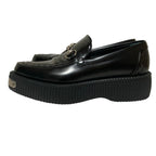 Gucci Logo Plate Horsebit Clipper Loafers 6.5 Black — view 2