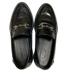 Gucci Logo Plate Horsebit Clipper Loafers 6.5 Black — view 4