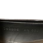 Gucci Logo Plate Horsebit Clipper Loafers 6.5 Black — view 8