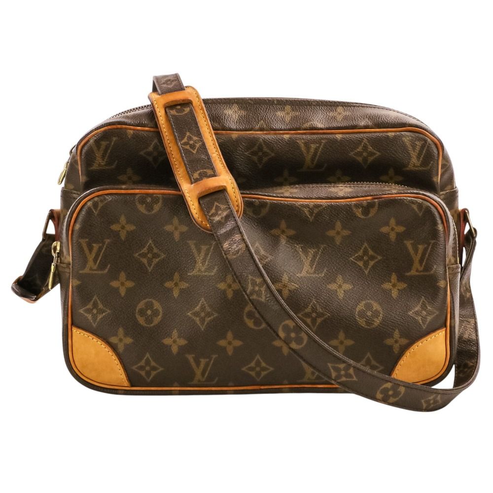 Louis Vuitton Monogram Nile Shoulder Bag Brown