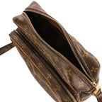 Louis Vuitton Monogram Nile Shoulder Bag Brown — view 9