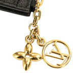 Louis Vuitton Monogram Empreinte Card Holder LV Charm Coin Case Black — view 8