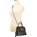 Louis Vuitton Lockme Mini 2-Way Leather Shoulder Bag Black — view 2