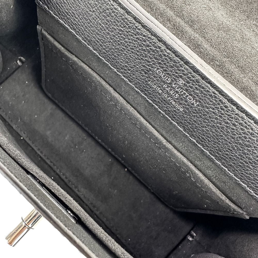 Louis Vuitton Lockme Mini 2-Way Leather Shoulder Bag Black — view 7