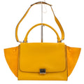 Celine Trapeze Tote Shoulder Bag Yellow