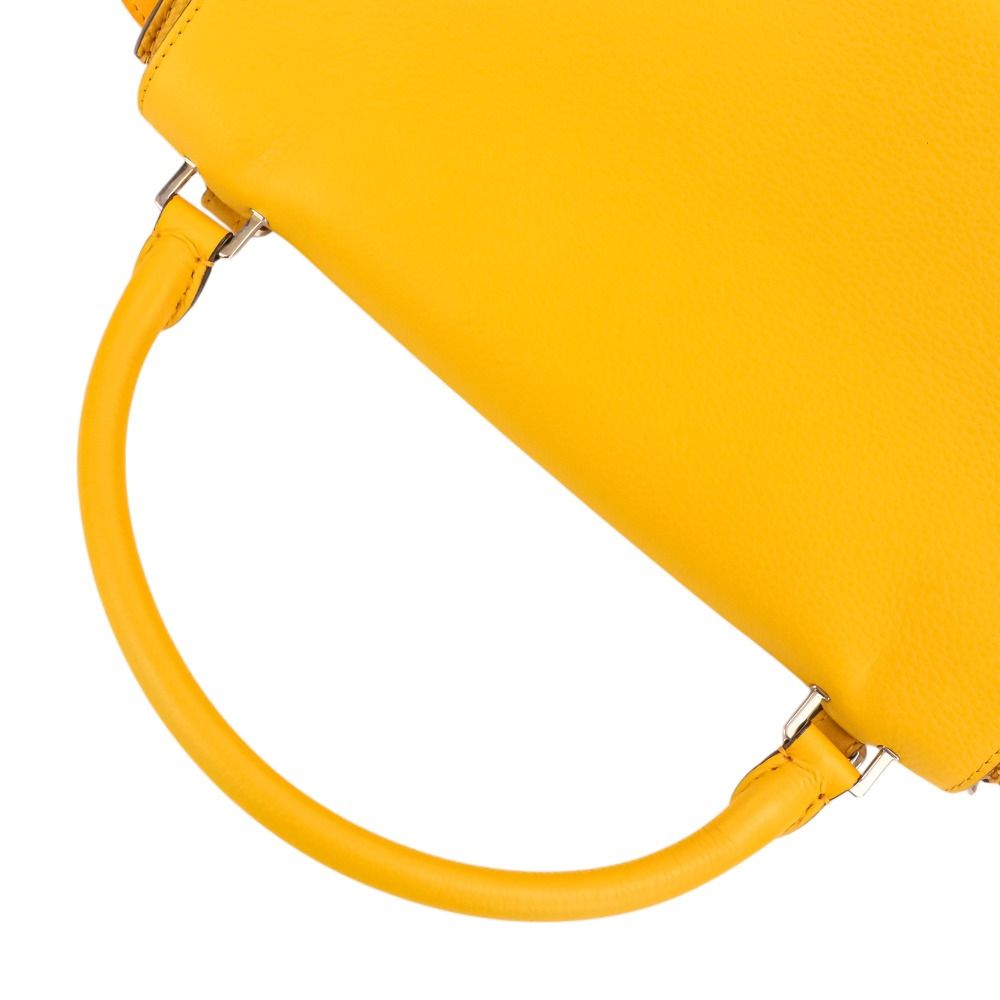 Celine Trapeze Tote Shoulder Bag Yellow — view 7