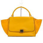 Celine Trapeze Tote Shoulder Bag Yellow — view 2