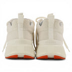 Hermes Sneakers 37.5 White Orange — view 5