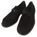 Gucci Horsebit Suede Leather Loafers Shoes Black