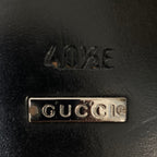 Gucci Horsebit Suede Leather Loafers Shoes Black — view 7