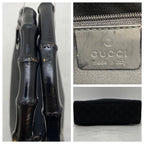 Gucci Handbag Bamboo Tote Nylon Black Travel — view 4