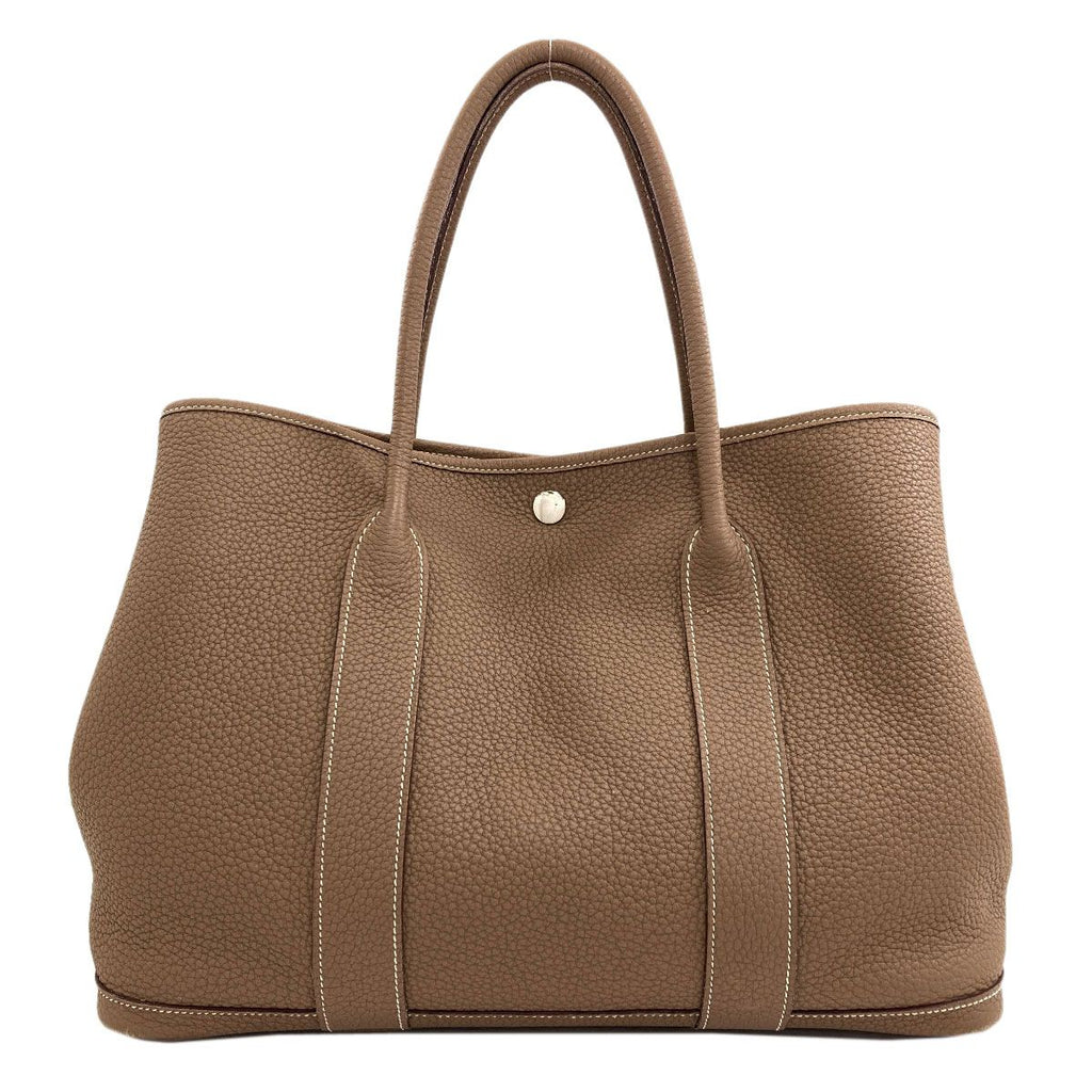 Hermes Garden Party PM Etoupe Silver Tote Negonda