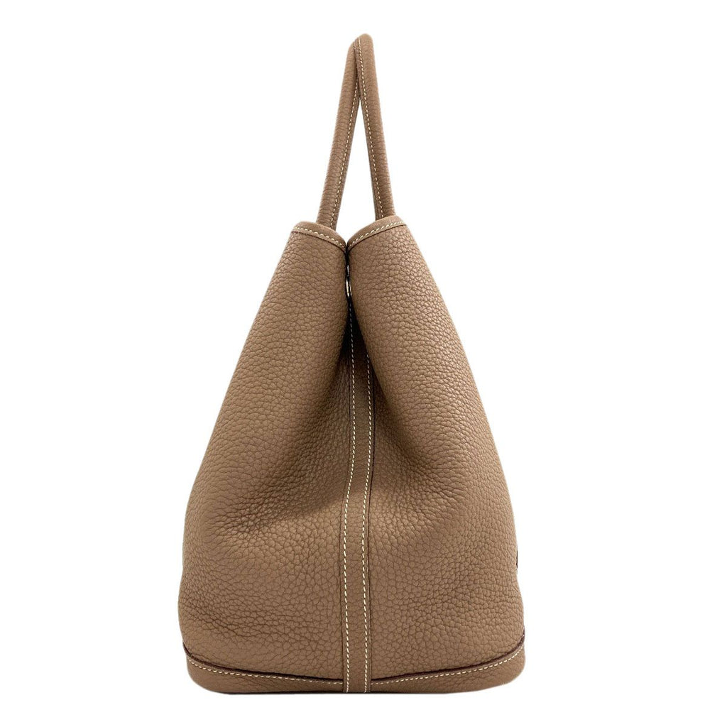 Hermes Garden Party PM Etoupe Silver Tote Negonda — view 3