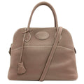 Hermes Bolide 31 Etoupe Silver Handbag Taurillon