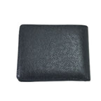 Louis Vuitton Bifold Wallet Taiga Portefeuille Multiple Black — view 3