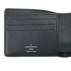 Louis Vuitton Bifold Wallet Taiga Portefeuille Multiple Black — view 9